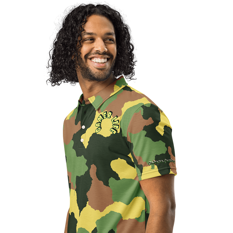 Gamer Life Camo Slim Fit Polo product image (2)