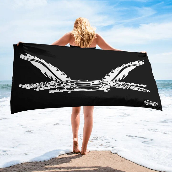 HApex Gear Black Logo - Black Sublimated Towel product image (2)