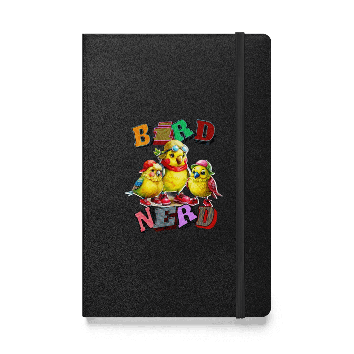 Bird Nerd Yellow Budgie Hardcover Journal product image (1)