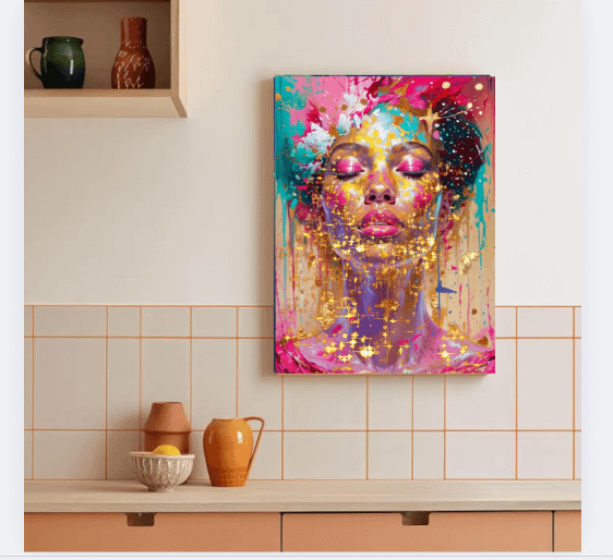 Abstract - Pink & Gold series product image (4)