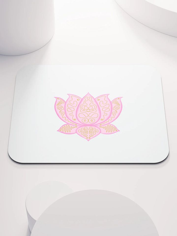 Golden Lotus Mouse Pad product image (1)
