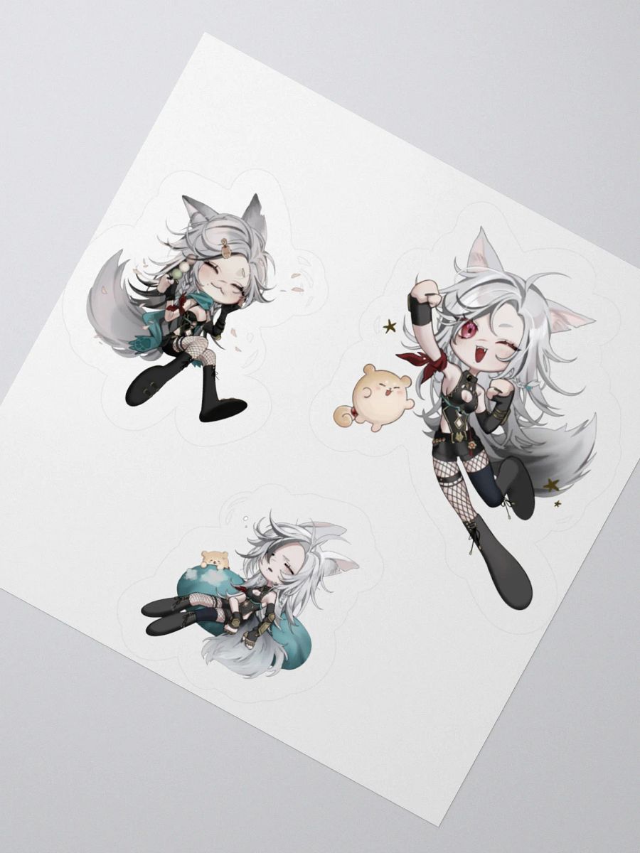 Adventurer Paws Chibi Sticker Set product image (6)