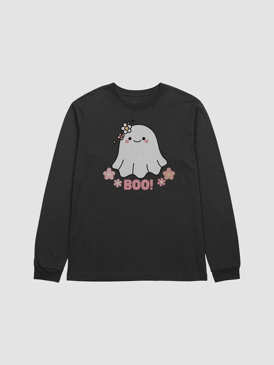 Flower Boo Ghost Long Sleeve Tee product image (1)