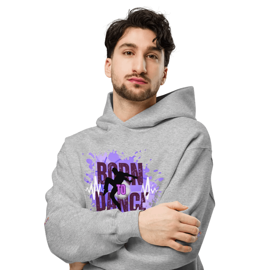 Born to Dance His Silhouette Unisex Oversized Hoodie product image (36)