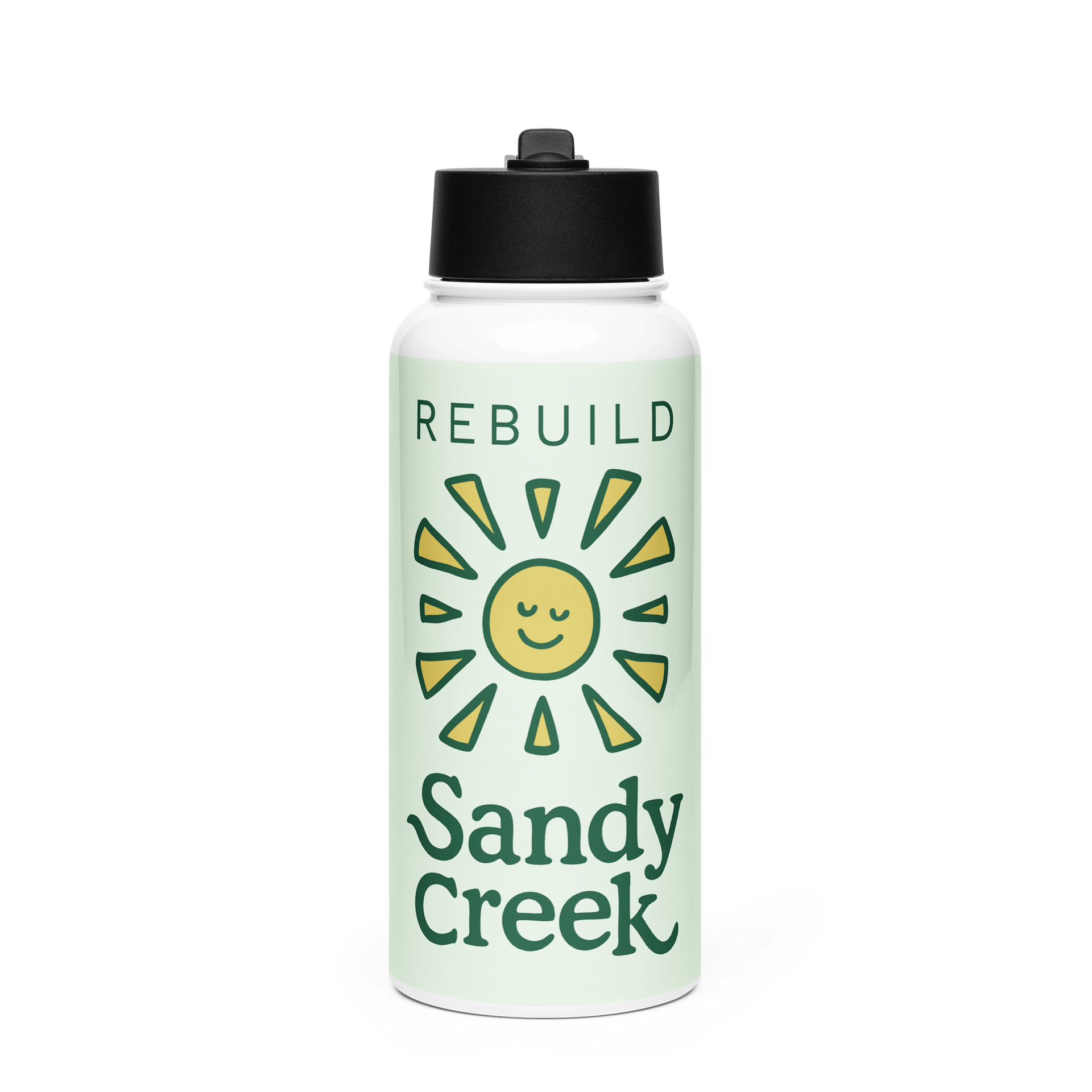 Rebuild Sandy Water Bottle Green product image (1)