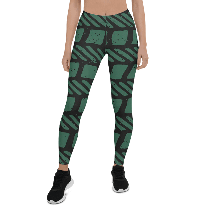 Geometric Tracks All-Over Leggings product image (1)