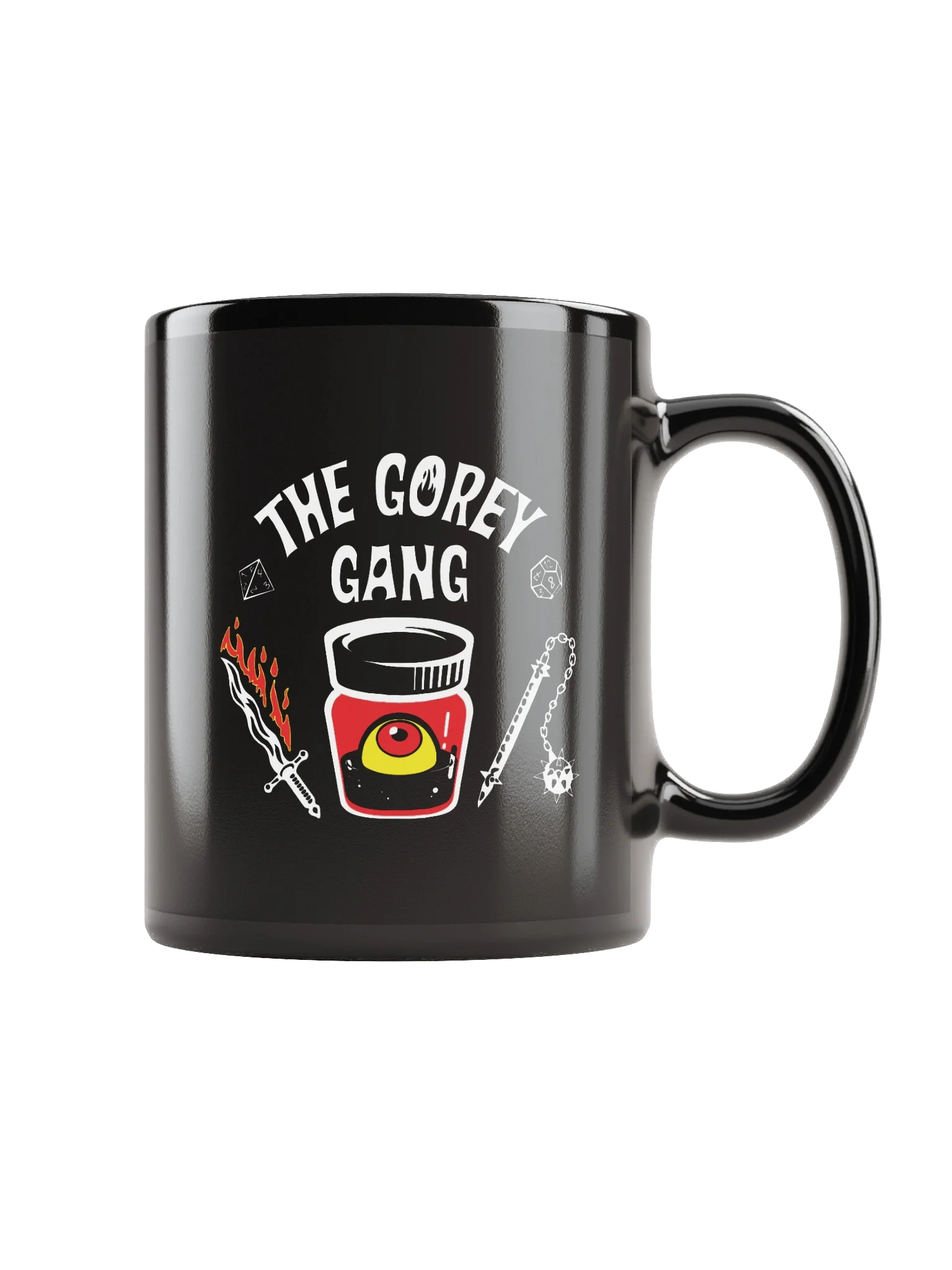 DnD Gang - Black Glossy Mug product image (1)