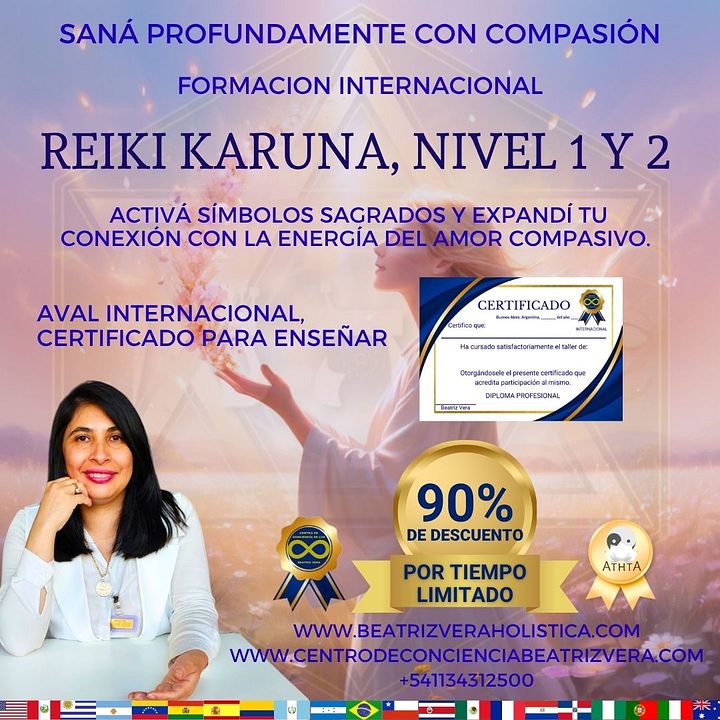 Reiki karuna nivel 1 y 2 (clase diferidas digital) product image (1)