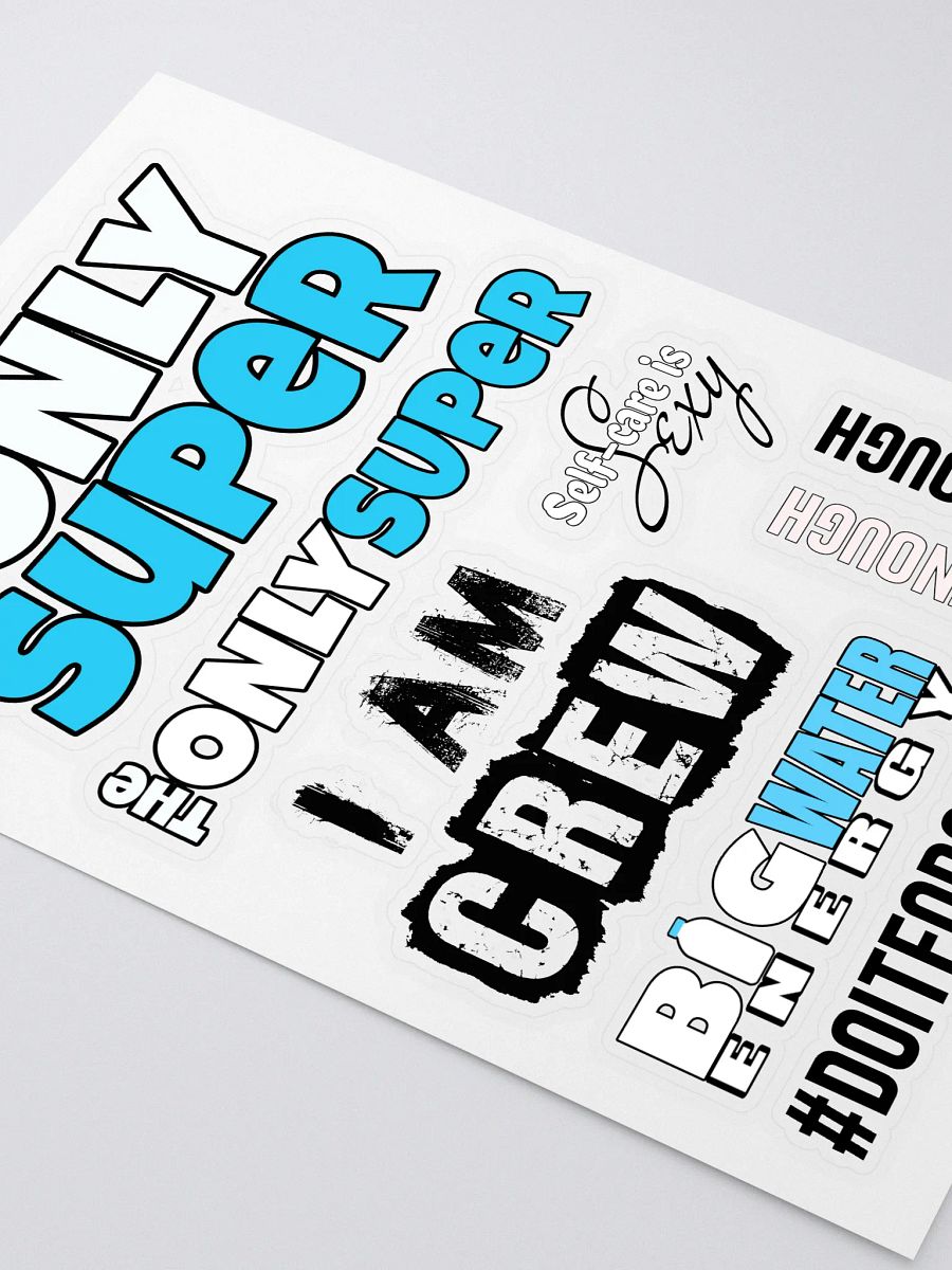 TheOnlySuper - Sticker Sheet product image (2)