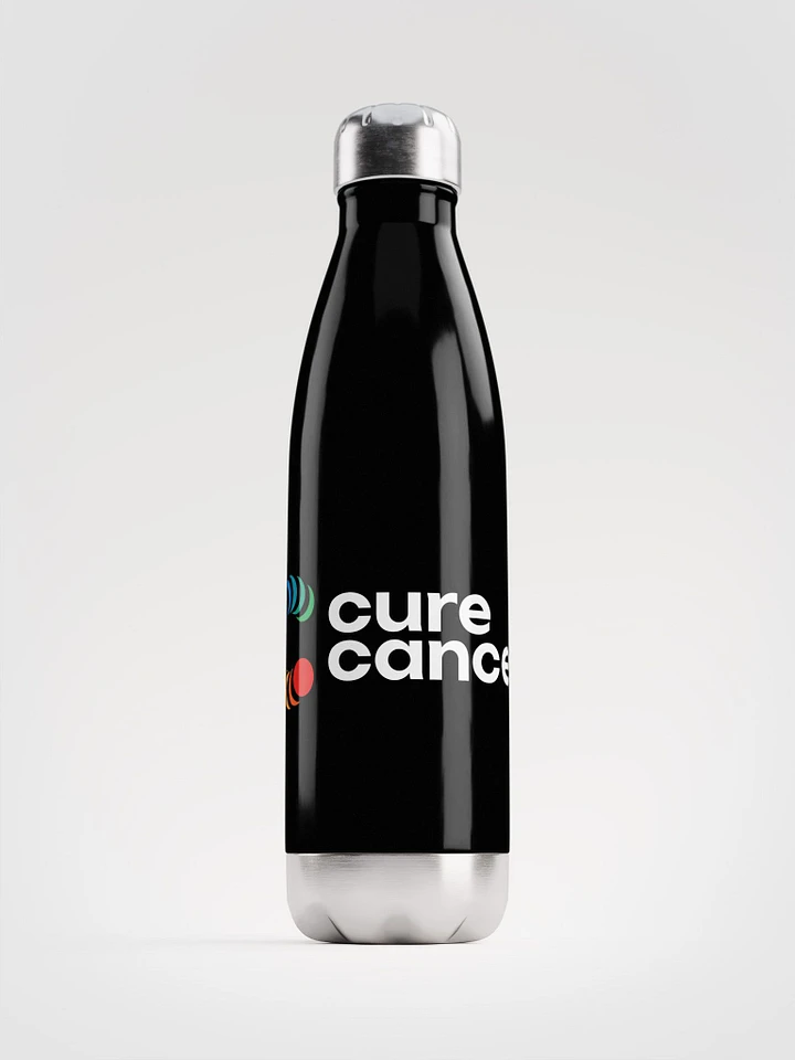 Cure Cancer | Logo Drink Bottle - Black product image (1)