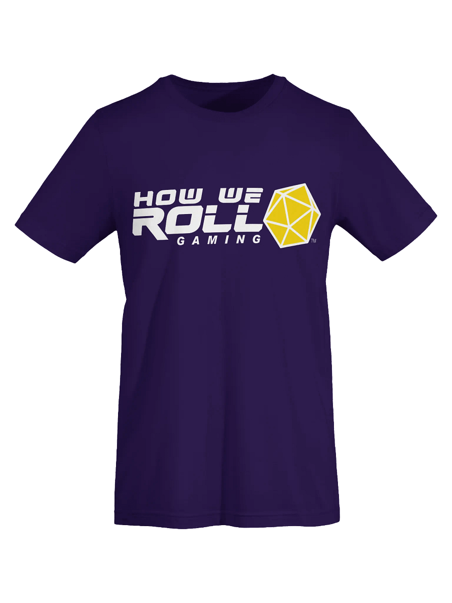 How We Roll Gaming T-shirt (white logo) product image (5)