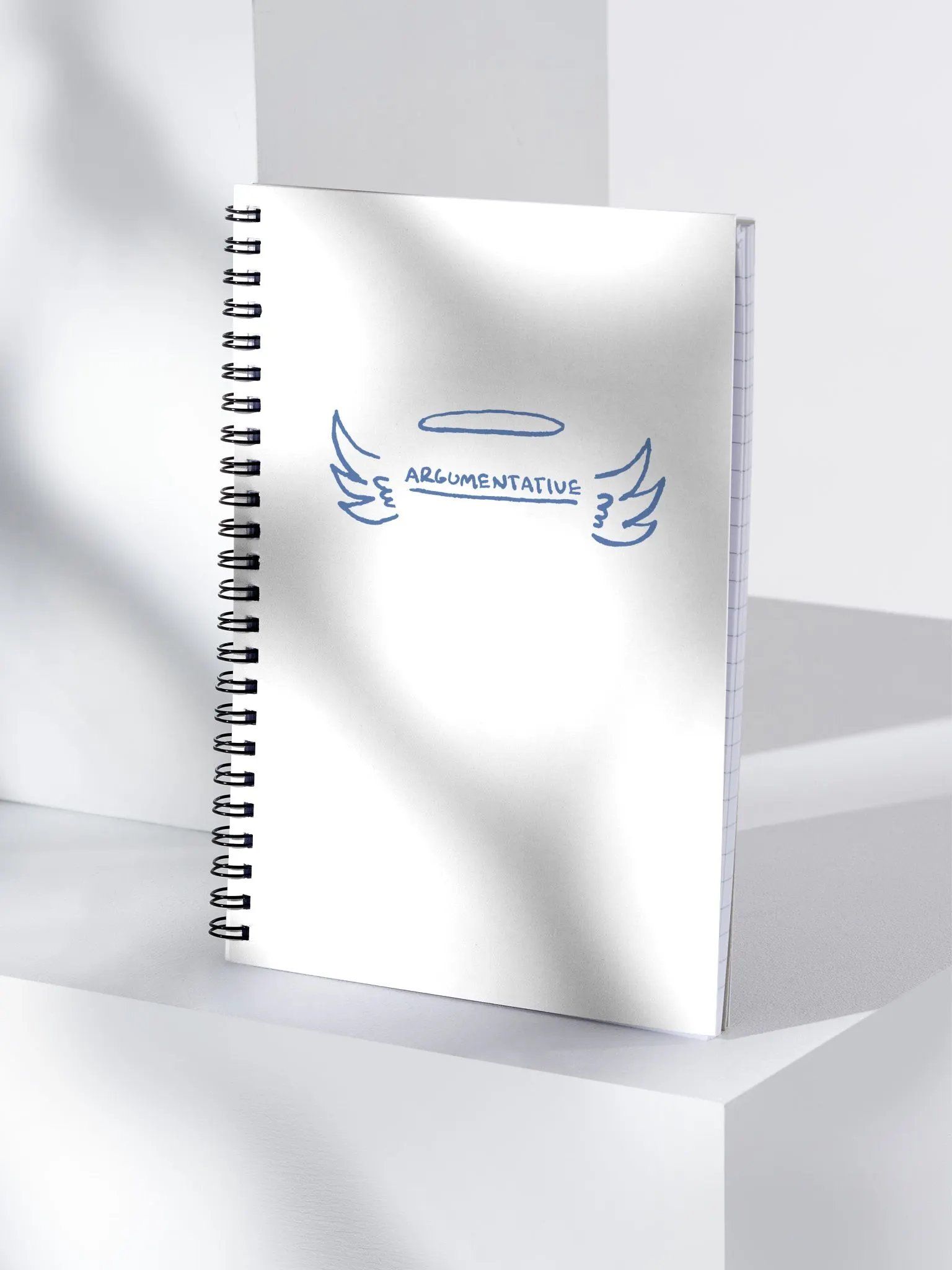 ANGELIC (teal design) notebook product image (3)