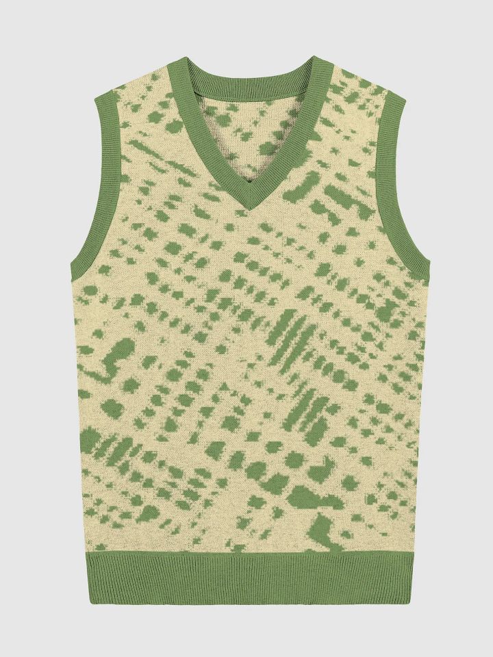 Customized Jacquard V-Neck Vest product image (4)