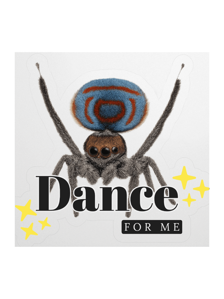 Dance for Me Spider Kiss Cut Stickers product image (2)