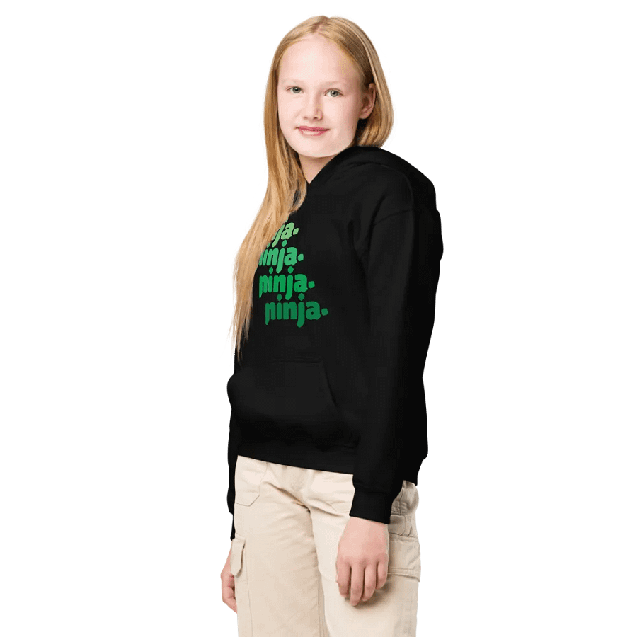 Green Quad Ninja Kids Hoodie product image (5)