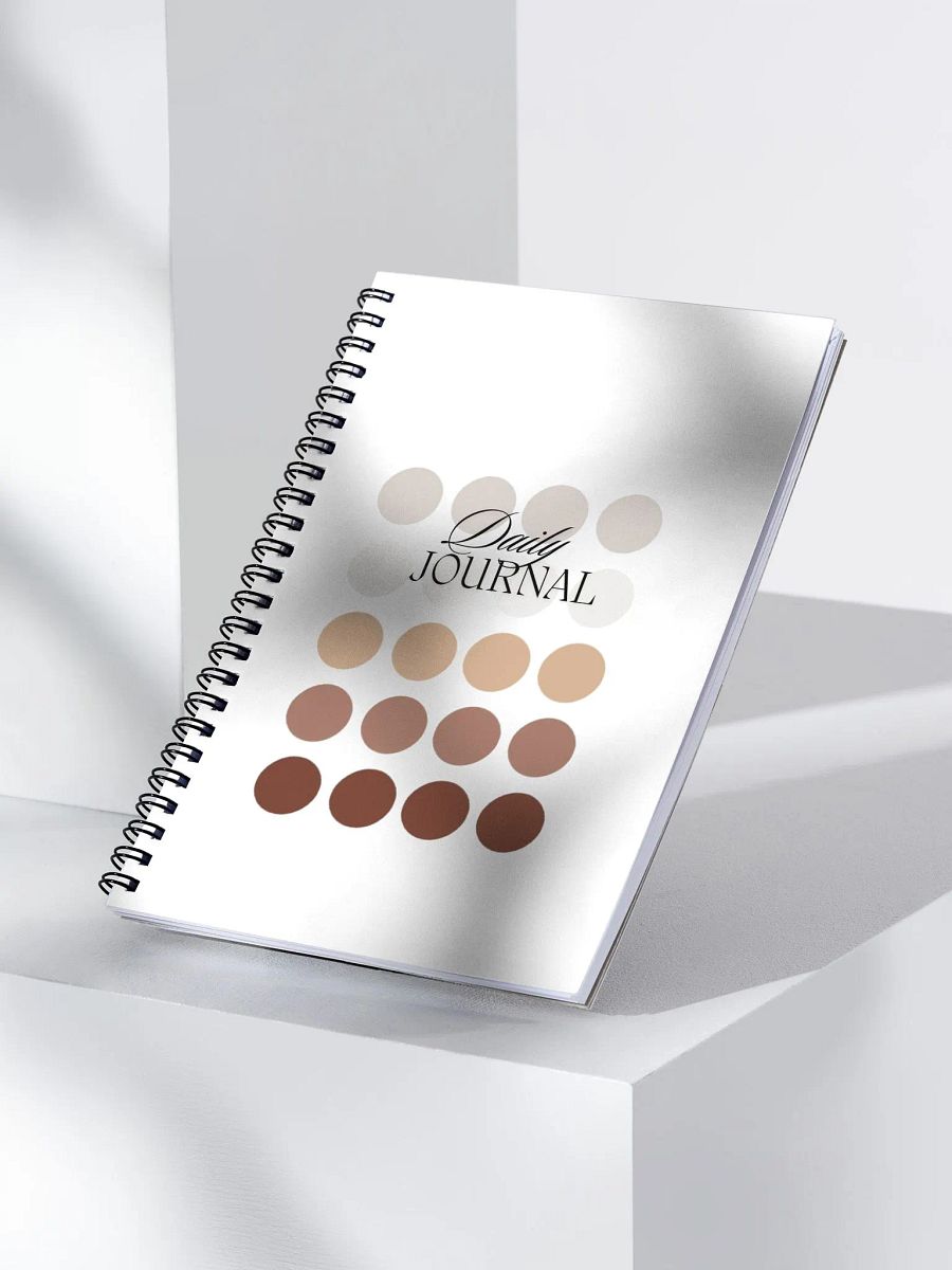 Daily Journal Circles Spiral Notebook product image (4)