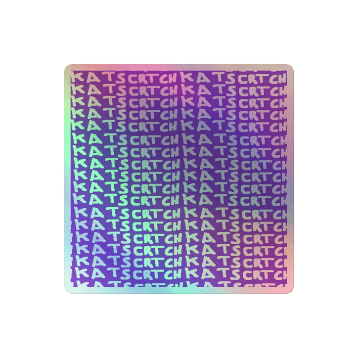 KatScrtch Holo Sticker product image (2)