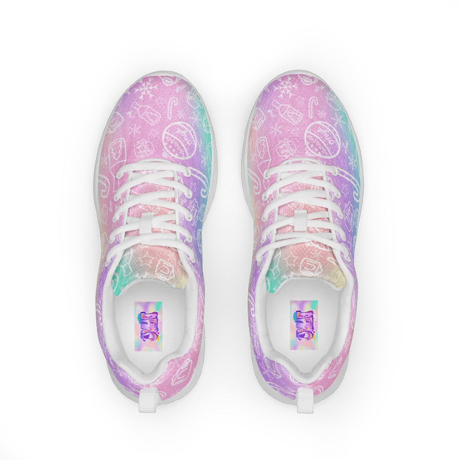 Limited Edition Christmas Tie Die Womens Athletic Shoes product image (1)
