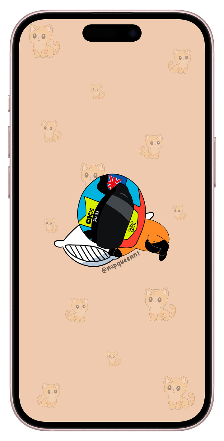 Sleeping Mini Oscar - Phone Wallpaper product image (1)