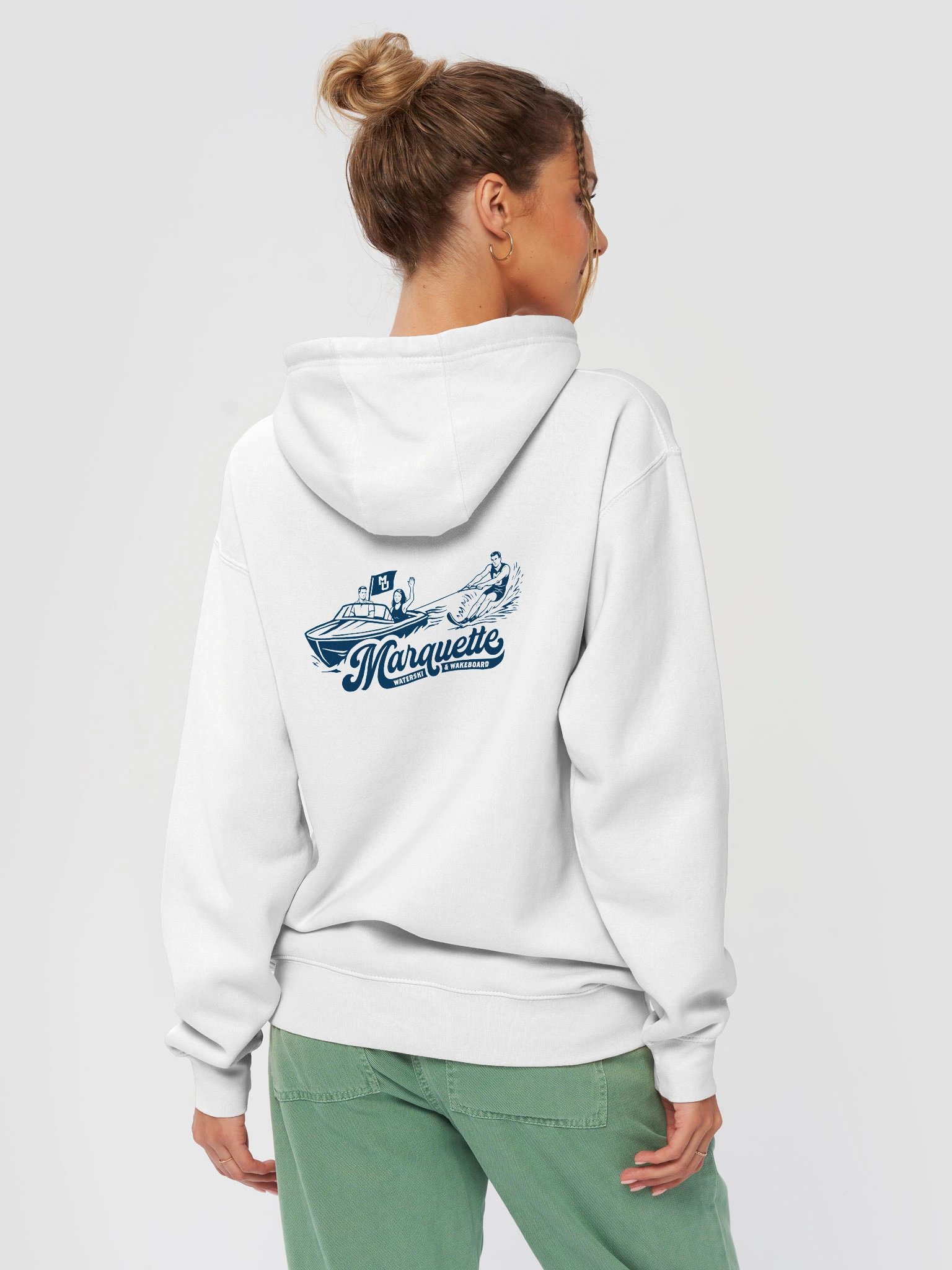 Marquette Throwback Hoodie (Light) product image (4)