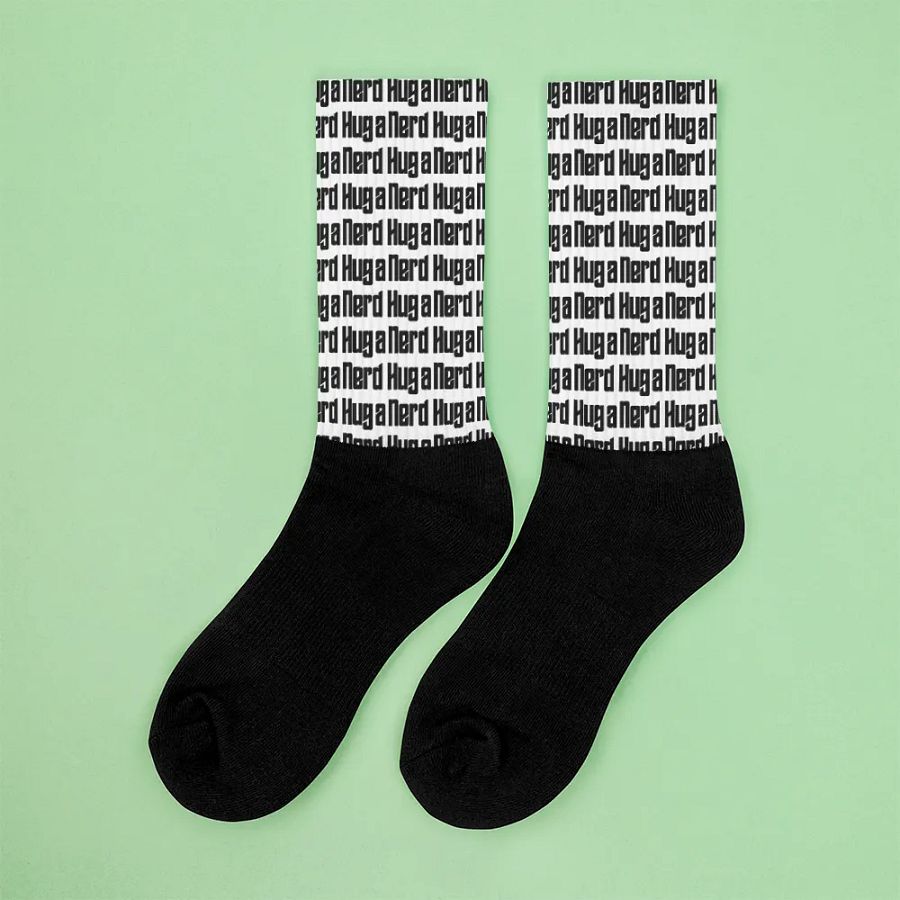 Hug a Nerd Socks product image (5)
