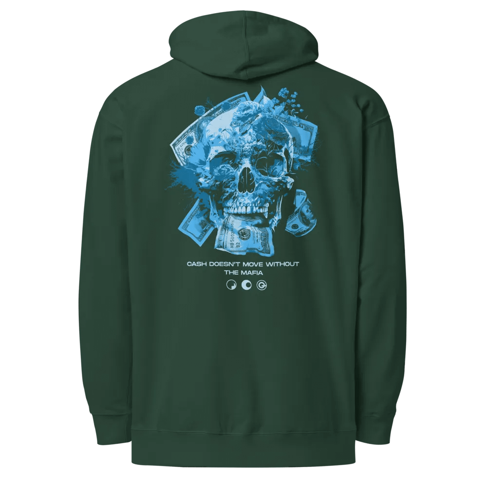 Embroidered Cash Skull Hoodie product image (3)