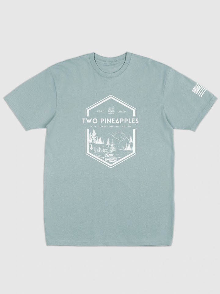 Premium Heavyweight T-Shirt. "2P Roadtrip Badge" American Spirit Label product image (2)