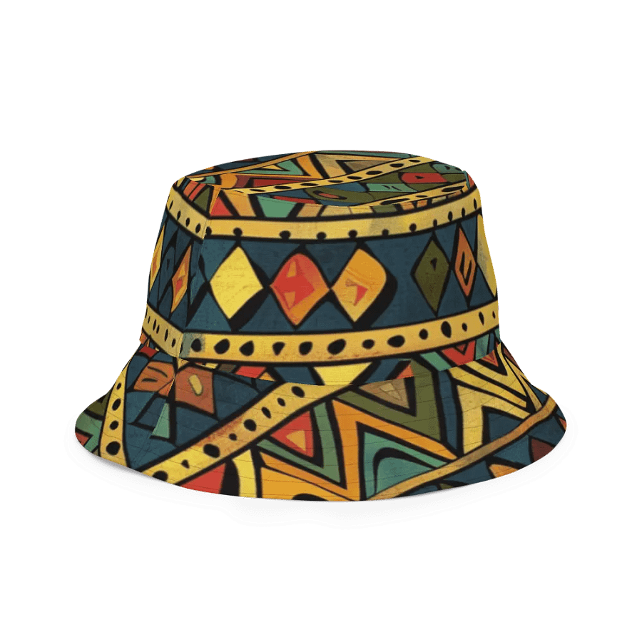 Double the Style: African Tribal Patterns Reversible Bucket Hat product image (10)