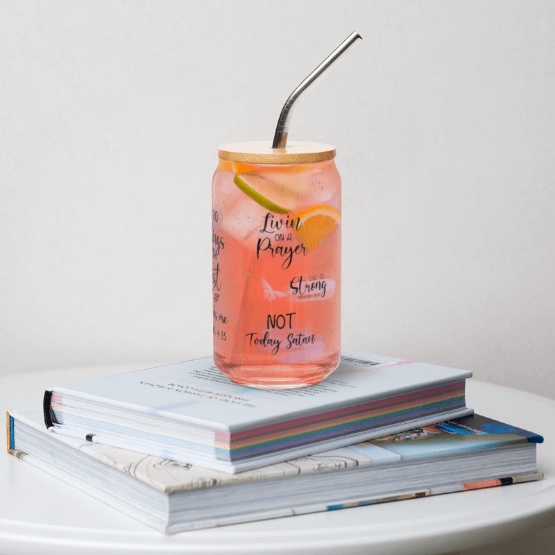 I Can Do All Things Through Christ Glass Tumbler product image (18)