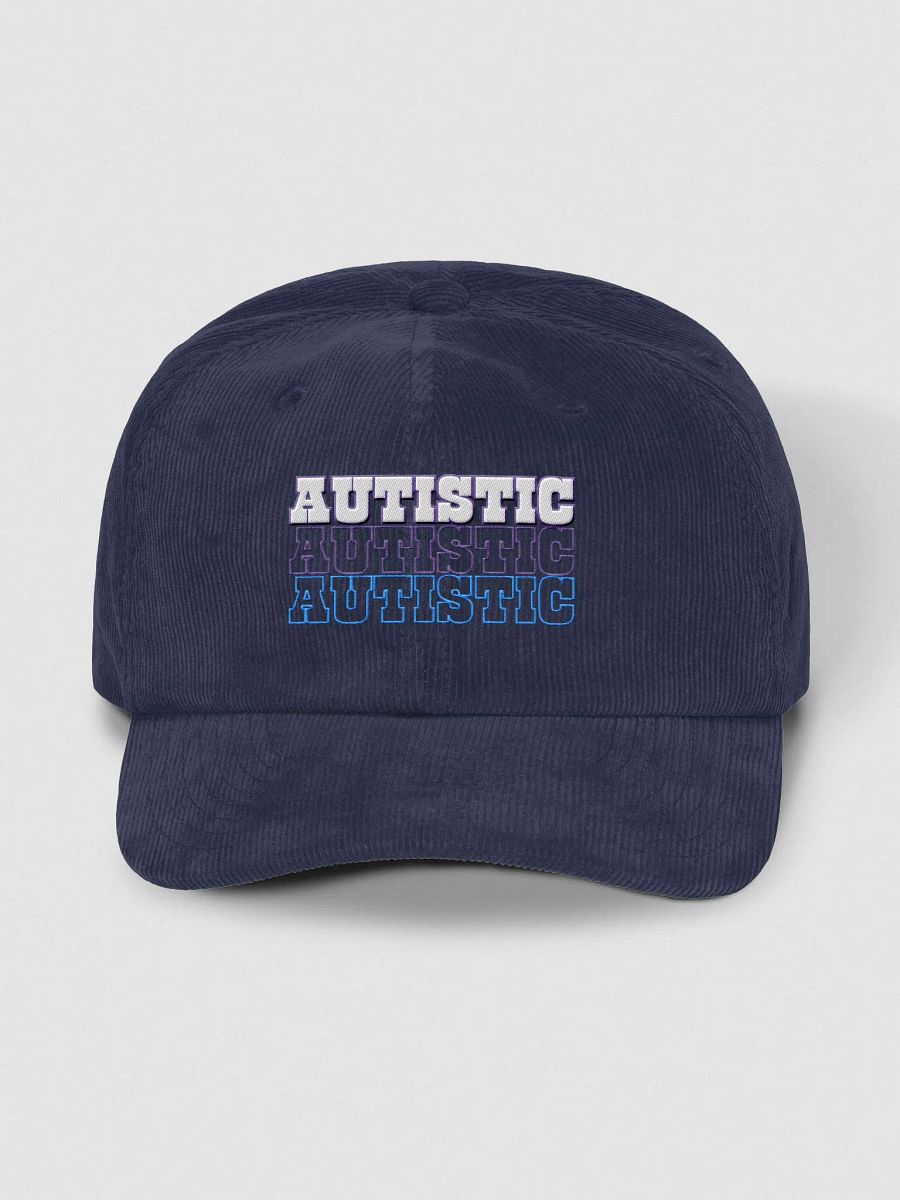 AUTISTIC corduroy dad hat product image (26)
