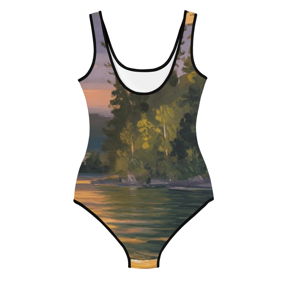 Sunset Lake Sailing, Youth Swimsuit product image (6)