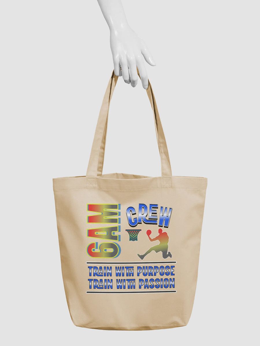 6AM Crew Train With Purpose Train With Passion Basketball Tote Bag product image (6)