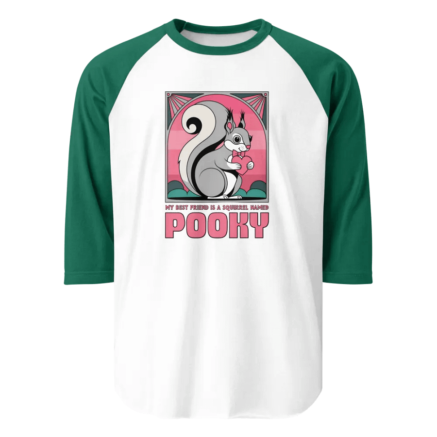 Pooky the Squirrel's Best Friend Raglan Tee product image (1)