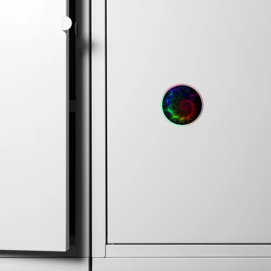 Fractal Chakra Kiss-Cut Holographic Sticker product image (4)