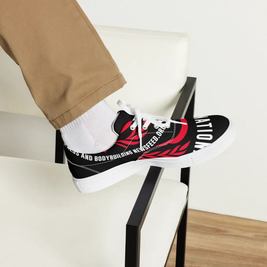 IFBNewsfeed.Org's Men's Lace-Up Canvas Shoes product image (6)
