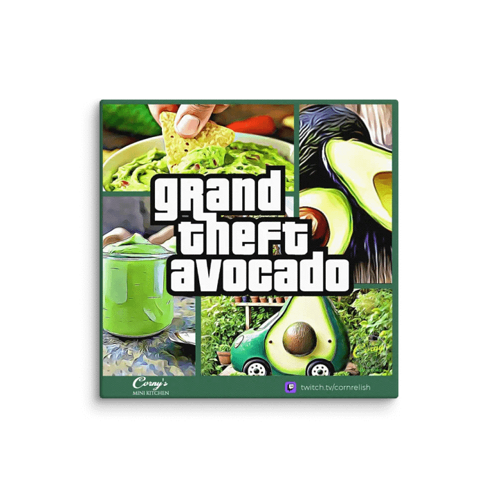 Grand Theft Avocado - Mini Canvas product image (1)