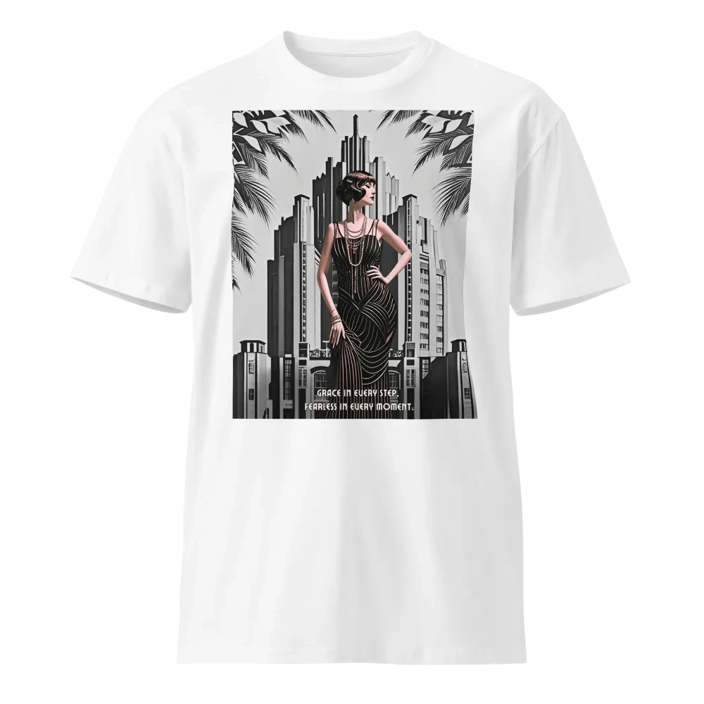 Grace in Every Step 1920s Flapper Inspired - 100% Cotton T-Shirt product image (1)