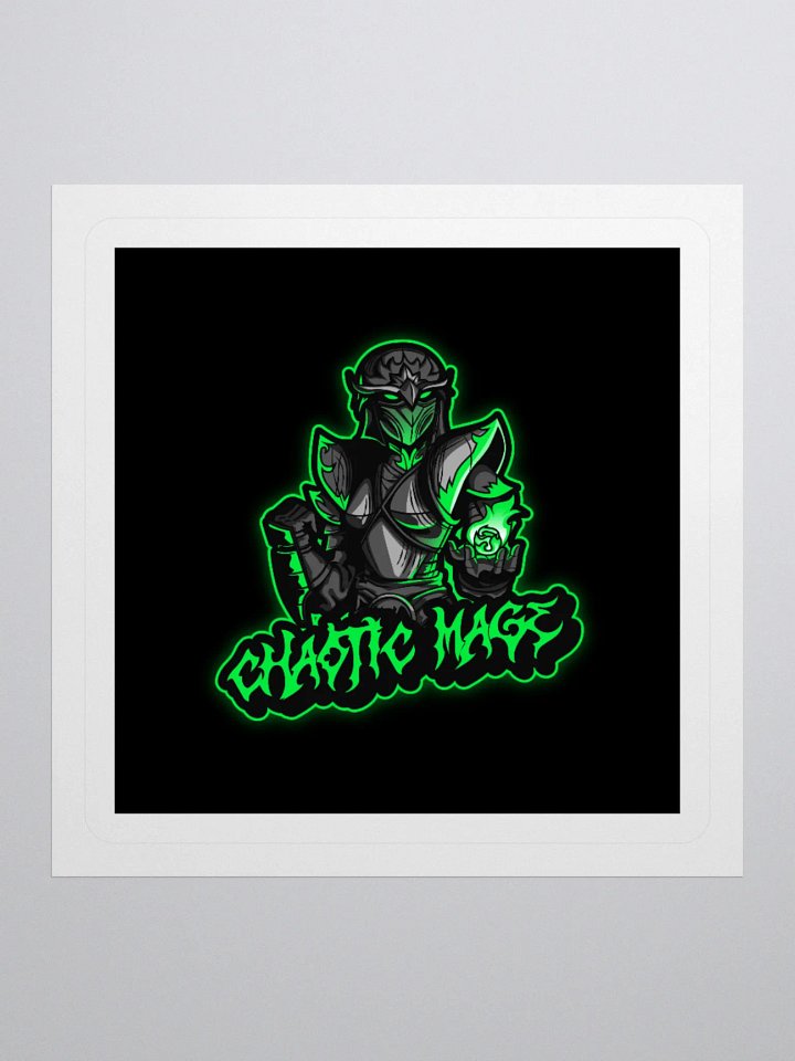 Neon Armor Mage Kiss Cut Stickers product image (4)
