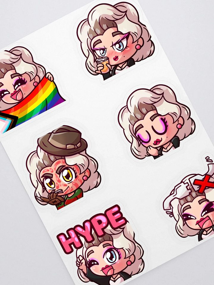Emote Sticker Sheet product image (2)