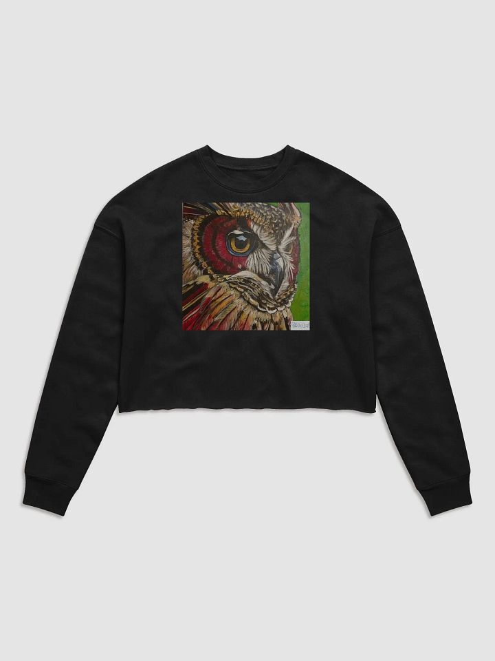 Dillon Owl Cropped Sweatshirt Design product image (3)