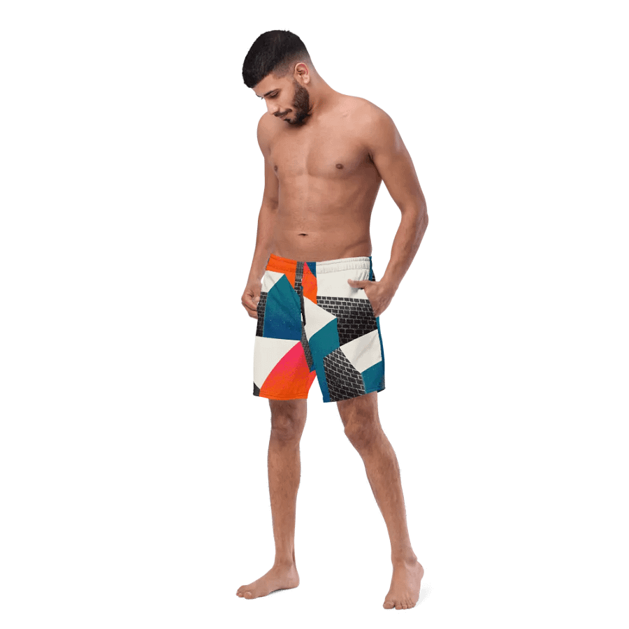 Urban Geometry All-Over Swim Trunks product image (8)