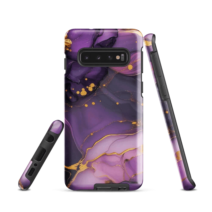 Golden Petal Dreams - samsung case product image (1)