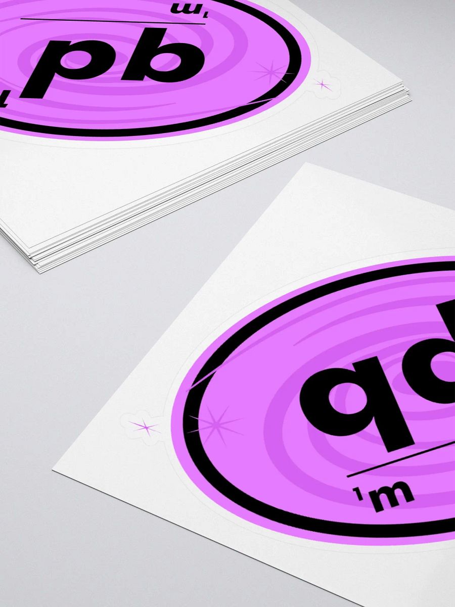 Omnibio Lab Qualitative Data Matters QD1/1M Oval Kiss Cut Stickers product image (4)