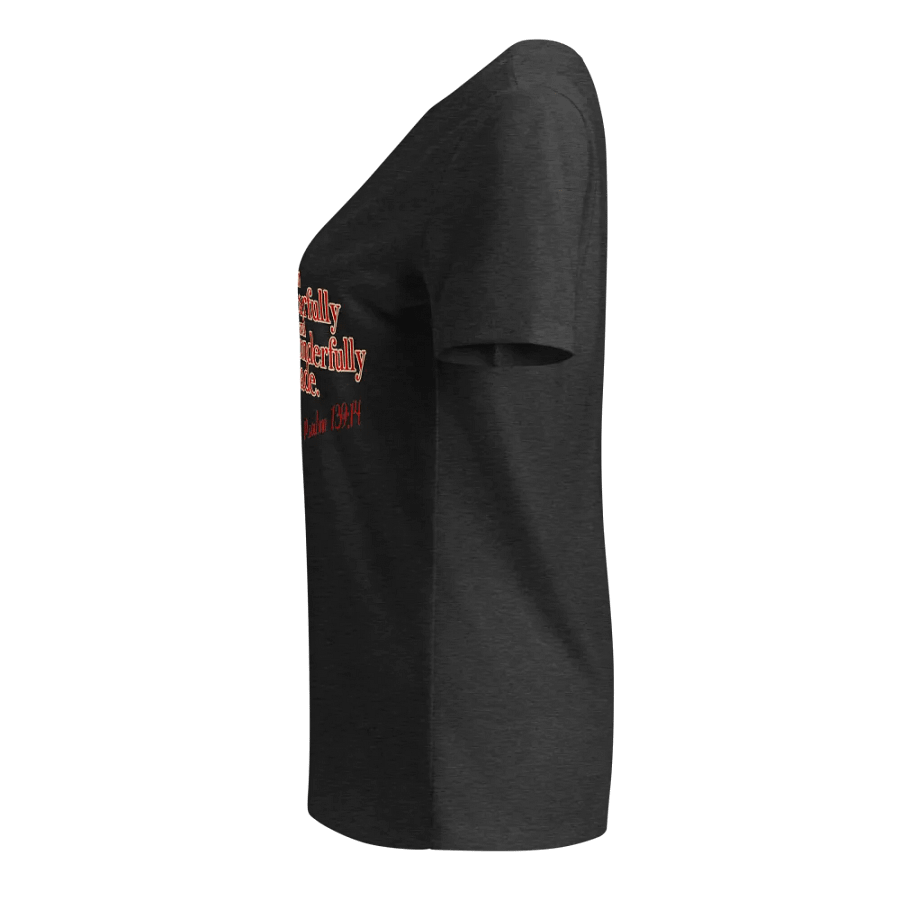 Fearfully and Wonderfully Made V-Neck T-Shirt product image (6)