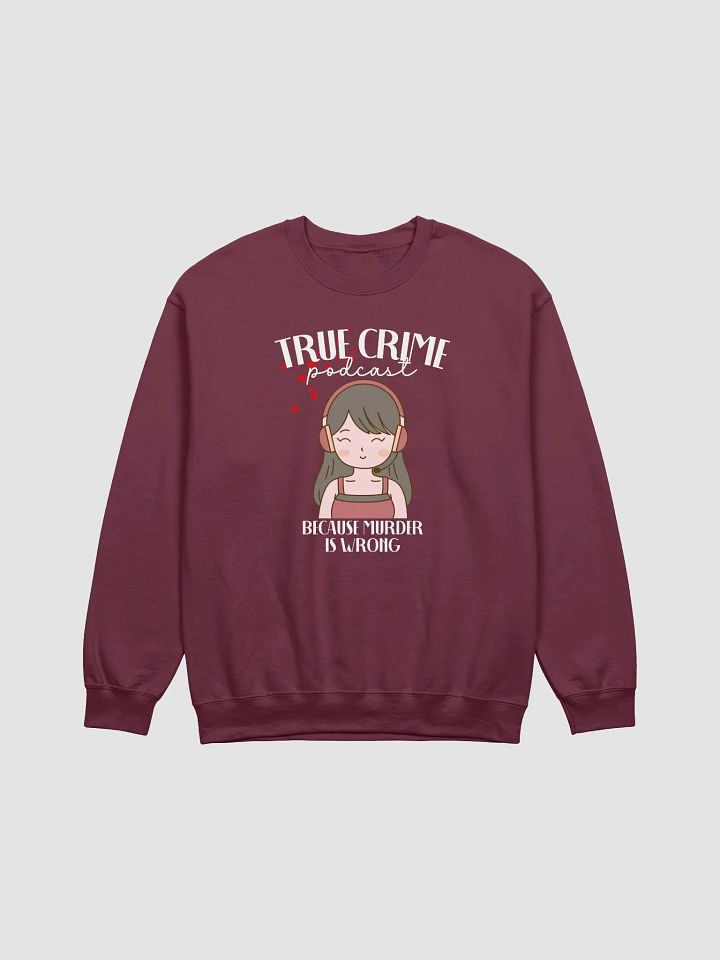 True Crime Podcast Girl Sweatshirt product image (2)