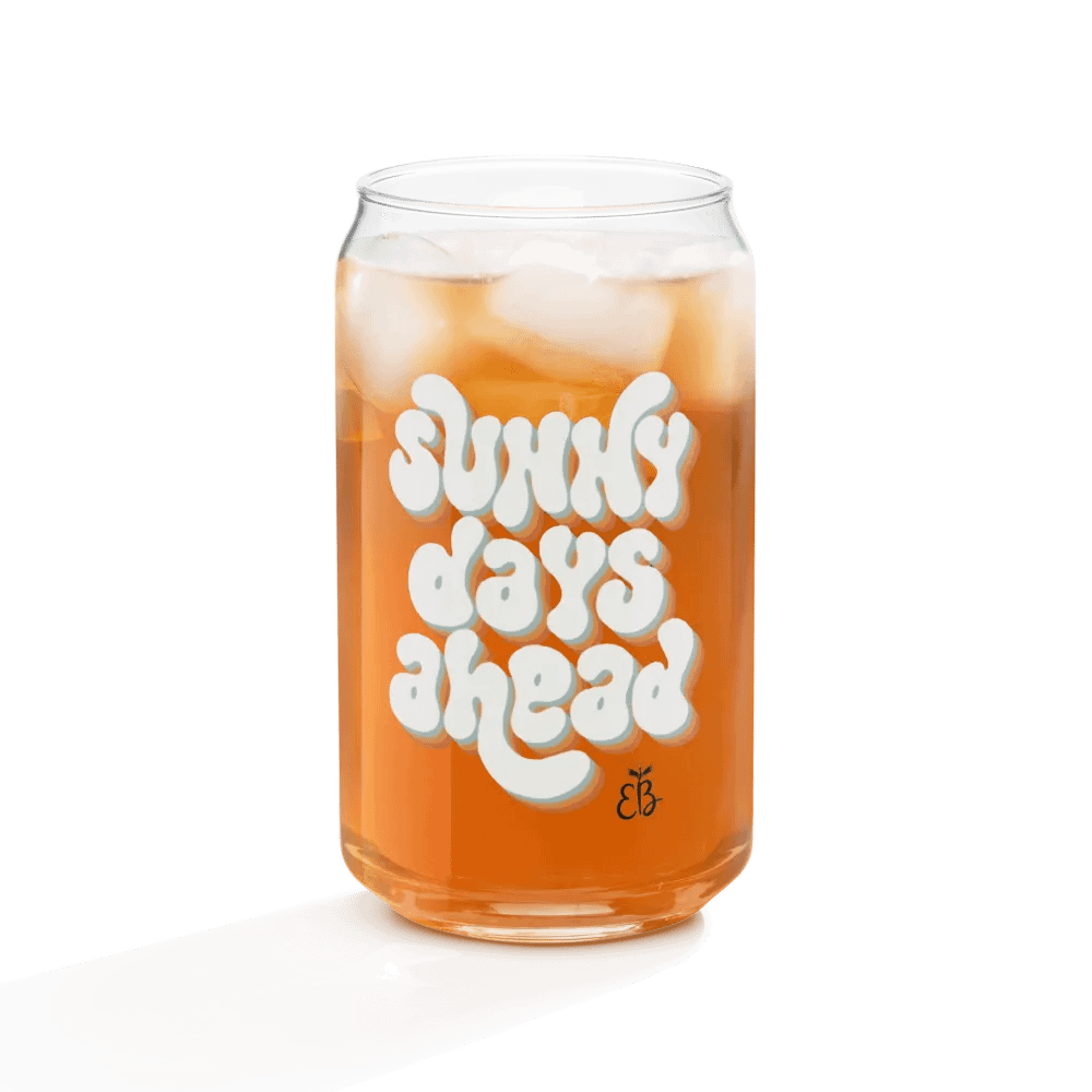 Sunny Days Ahead: Glass Cup product image (1)