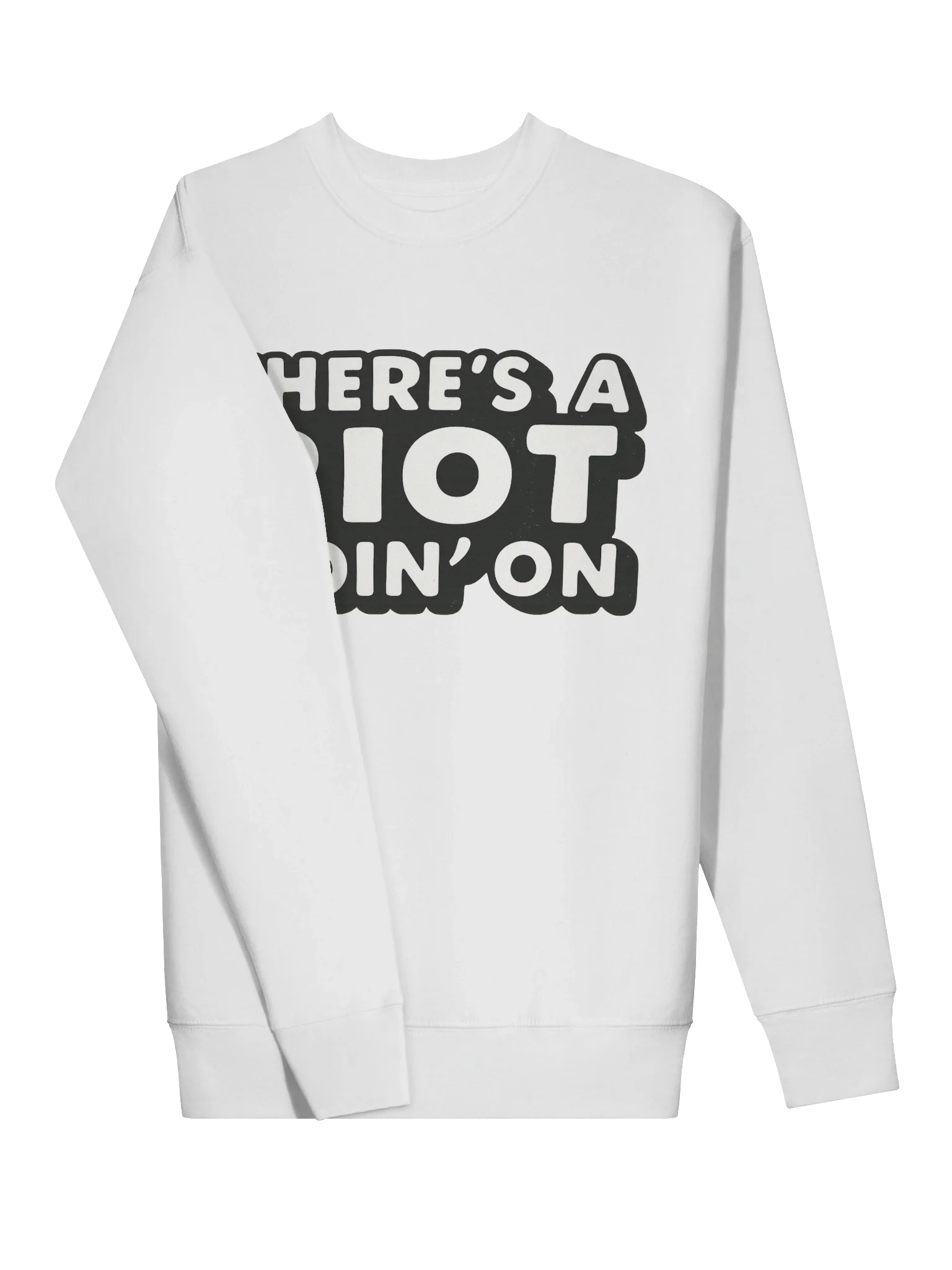 TERE’S A RIOT GOIN’ON – Black & White Typography product image (3)