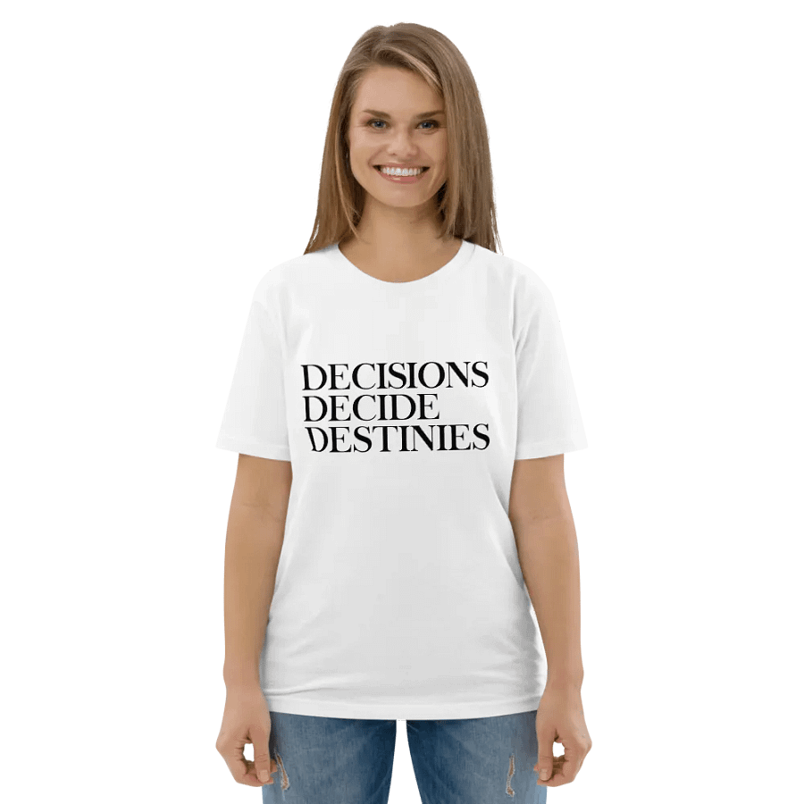 DECISIONS DECIDE DESTINIES MOTIVATIONAL SHIRT product image (5)