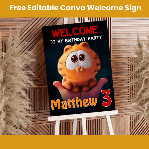 Garfield Invitation - Canva product image (2)