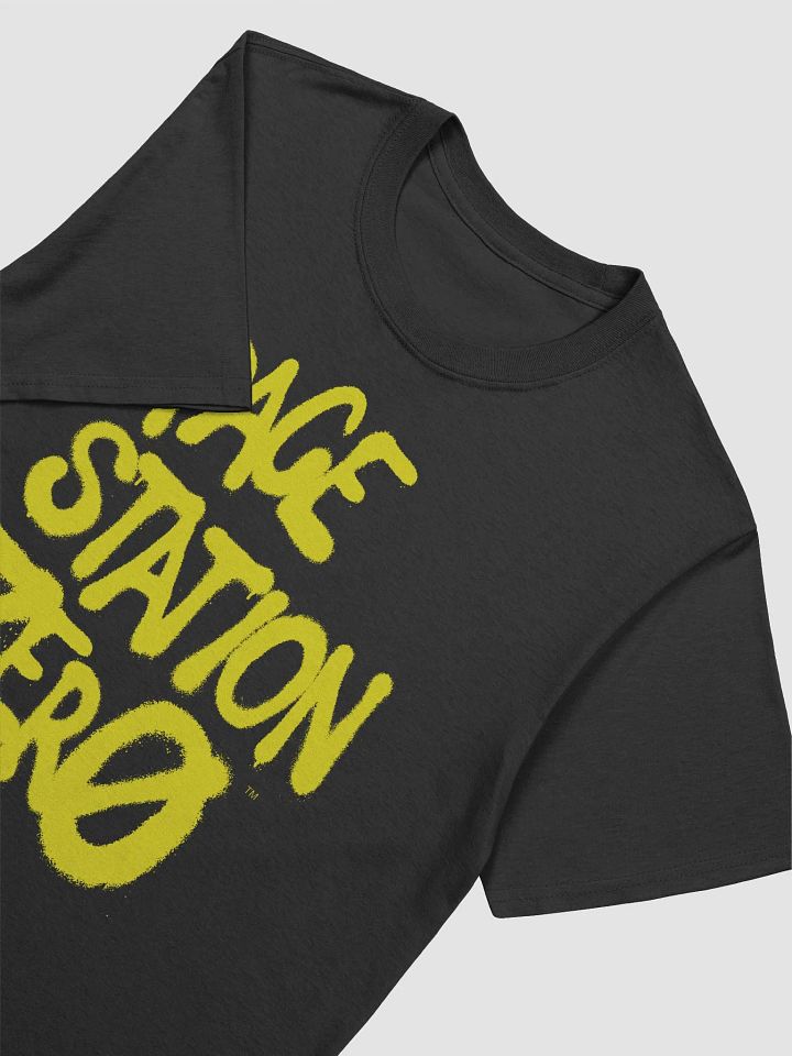 Space Station Zero - yellow logo shirt product image (1)